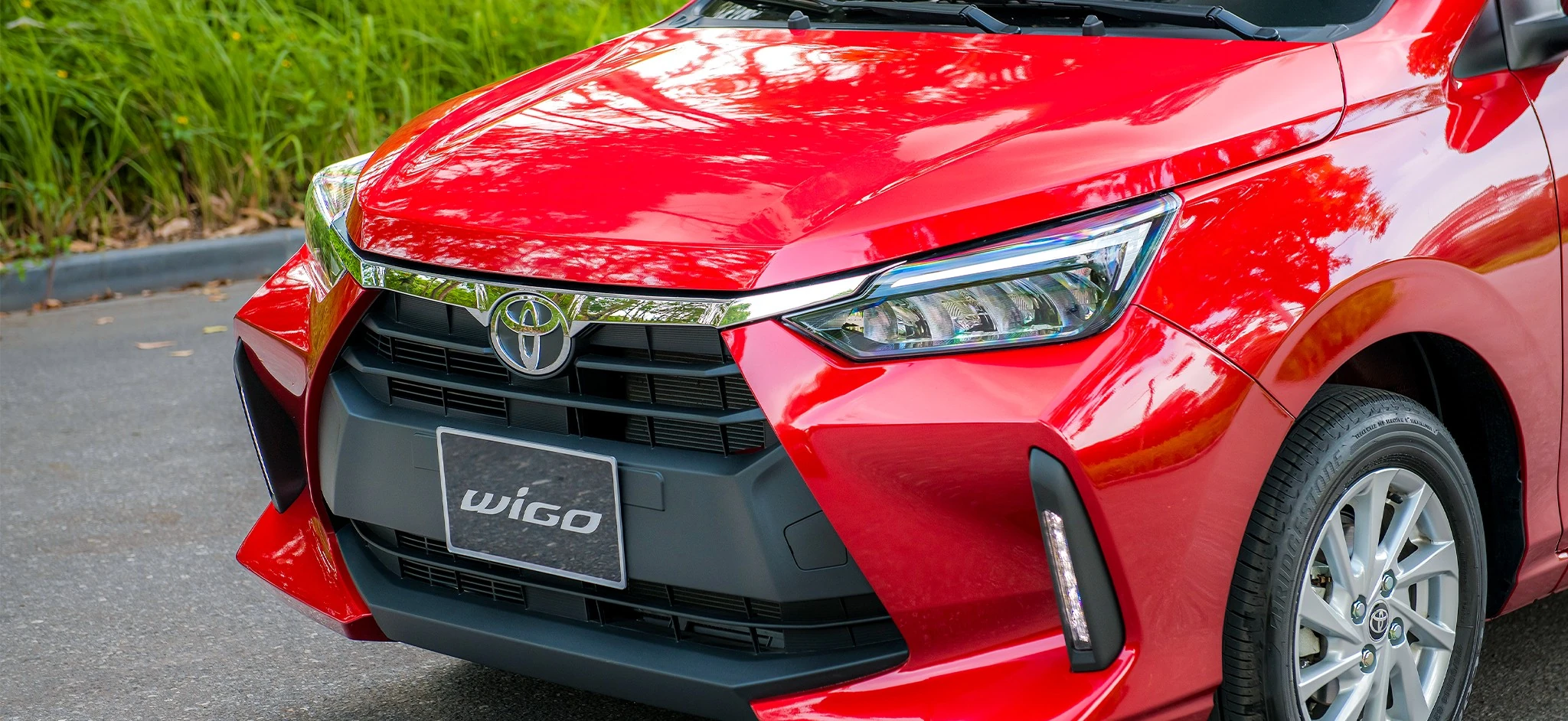 Toyota Wigo – Lưới tản nhiệt hình thang